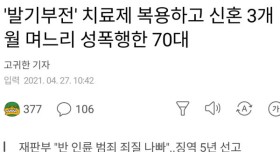 발기부전 치료제 복용후, 며느리 성폭행한 70대....