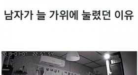 남자가 늘 가위에 눌렸던 이유