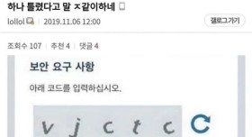 하나 틀렸다고 말 ㅈ같이하네